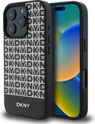 DKNY PU Leather Pattern Bottom Stripe