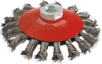 Graphite Wire disc brush, bent 115