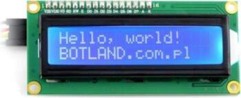 Oem LCD display 2x16 characters blue