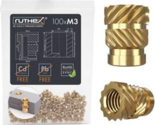 Ruthex M3 threaded insert – Rx-M3x5