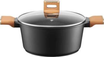 Ambition Aluminum pot with lid Camel