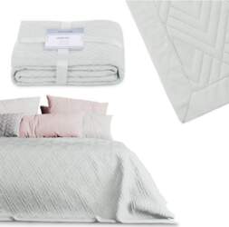 AmeliaHome Bedspread color light gray material