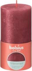 Bolsius Svece - cilindrs RUSTIC, sarkans