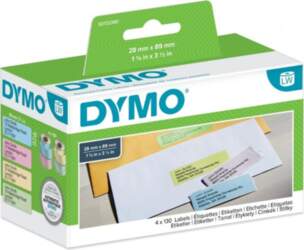 DYMO LW - Assorted Colour Labels