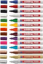 Edding 750 Balts 10 pcs