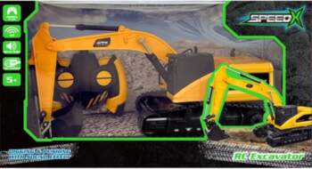 SpeedX remote control excavator