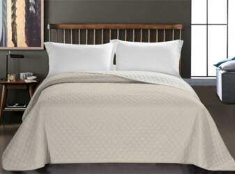 DecoKing Bedspread AXEL beige material -