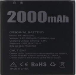 Doogee X50 akumulators