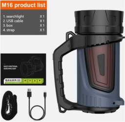 Superfire Flashlight with handle M16, 5W