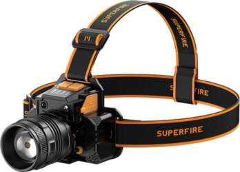 Superfire Headlight Superfire HL58, 350lm, USB