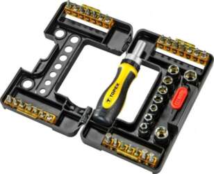 Topex screwdriver bits and sockets with
