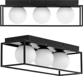 Uniprodo Modern 3-point E9 ceiling light