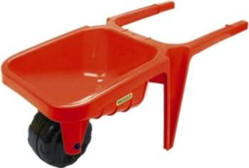 Wader A giant red wheelbarrow