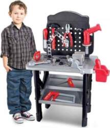 Woopie Large craftsman`s workbench with tools