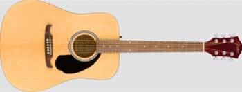 Fender FA-125 akustiskā ģitāra, dabīga