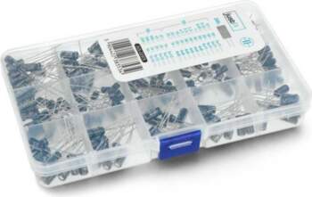 Justpi THT electrolytic capacitor set -
