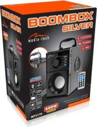 Media-Tech BOOMBOX Silver - Bluetooth speaker