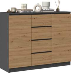 Topeshop 2D4S ANT/ART KPL kumode