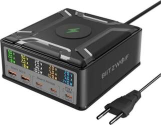 Blitzwolf BW-S28 260W, 2xUSB-A, 3xUSB-C, 15W