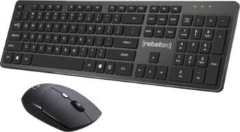 Deltaco Keyboard Wireless keyboard mouse set