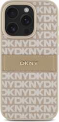 DKNY PU Leather Repeat Pattern Tonal