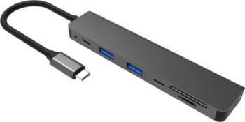 Fuj:tech Slim USB-C Hub ar 100