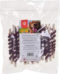 MACED lamb wrapped rawhide stick -