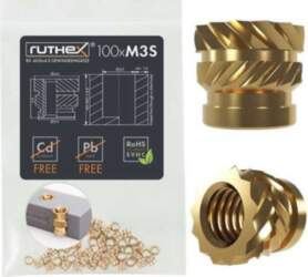 Ruthex M3 Short Threaded Insert –