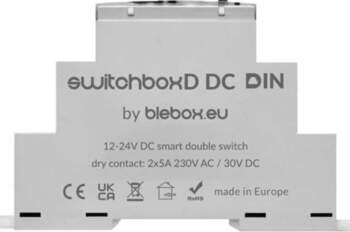 BleBox SwitchBoxD DC DIN - 2-channel