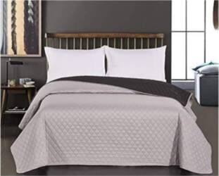 DecoKing Bedspread AXEL gray material type
