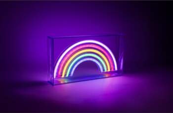 Fuj:tech Neon Rainbow LED table or