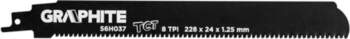 Graphite Graphite reciprocating saw blades (scroll