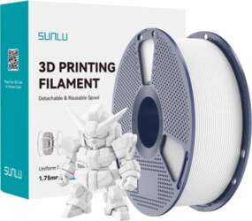 Sunlu PLA+ 2.0 filaments (balts)