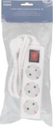 Deltaco 3-way socket NORDIC QUALITY with