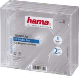Hama CD Double Jewel Case, Pack