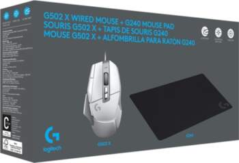 Logitech G502 X Gaming Mouse White