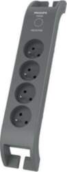 Philips Surge Protector, 4 Outlets, 2m
