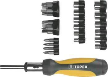 Topex Screwdriver bits and handle sockets
