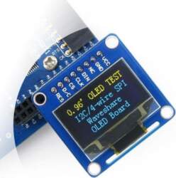 Waveshare Two-color graphic OLED display 0
