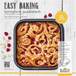 BIRKMANN EASY BAKING square cake tin