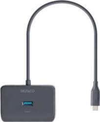 Deltaco USB-C hub DELTACO, 5 Gbps