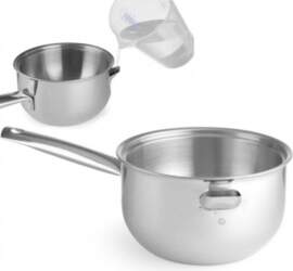 Hendi Steel pot with water jacket