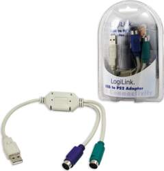 LogiLink Adapter USB - 2x PS/2
