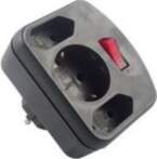 REV combi adapter, 2+1 fold strāvas