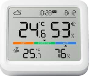 SwitchBot Meter Pro Balts LCD Baterija