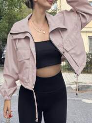Trendsi Women`s Lightweight Zip Up Jacket