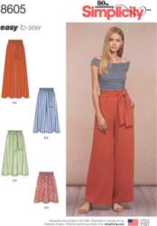 SIMPLICITY 8605A