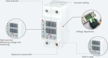 CNC Overvoltage & Undervoltage Protector, 63A