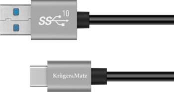 Kruger&Matz Basic USB–USB-C kabelis, 10 Gbps
