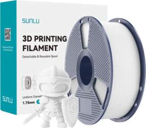 Sunlu PLA+ filaments (balts)